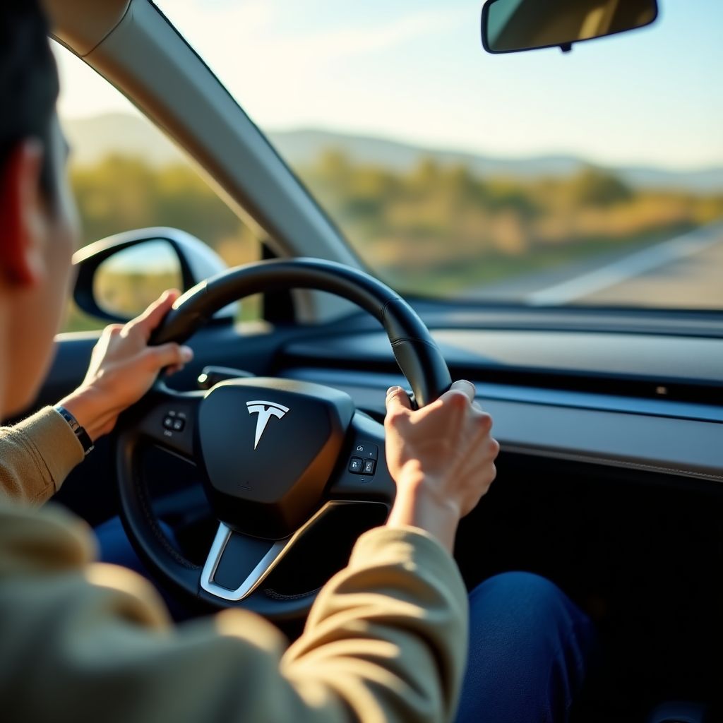 Prueba de manejo de vehículo eléctrico